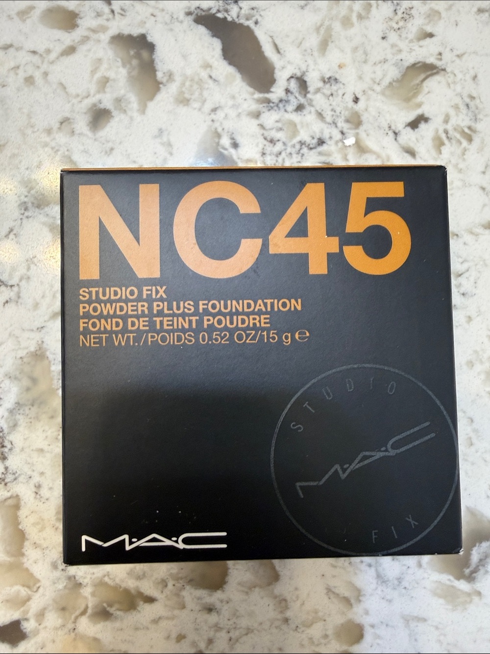 Rare and original MAC Studio Fix Powder Plus Foundation NC45